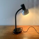 Vintage Wila desk lamp in black metal and aluminum