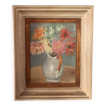 Still Life with Flowers – Oil on Canvas (1940)