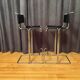 Pair of Linea Veam bar stools, Italy, 1980s