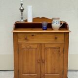 Petit meuble de rangement et secrétaire en pin vintage