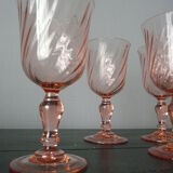 Lot of 6 wine glasses