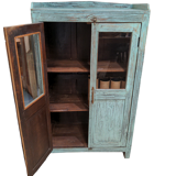 Teak curiosity cabinet