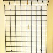 String metal wall mount  coat and hat rack, 1950s