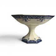 Art Nouveau, earthenware fruit bowl Sarreguemines model Sinceny around 1900