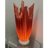 French draped table lamp by Georgia Jacob, 1970s