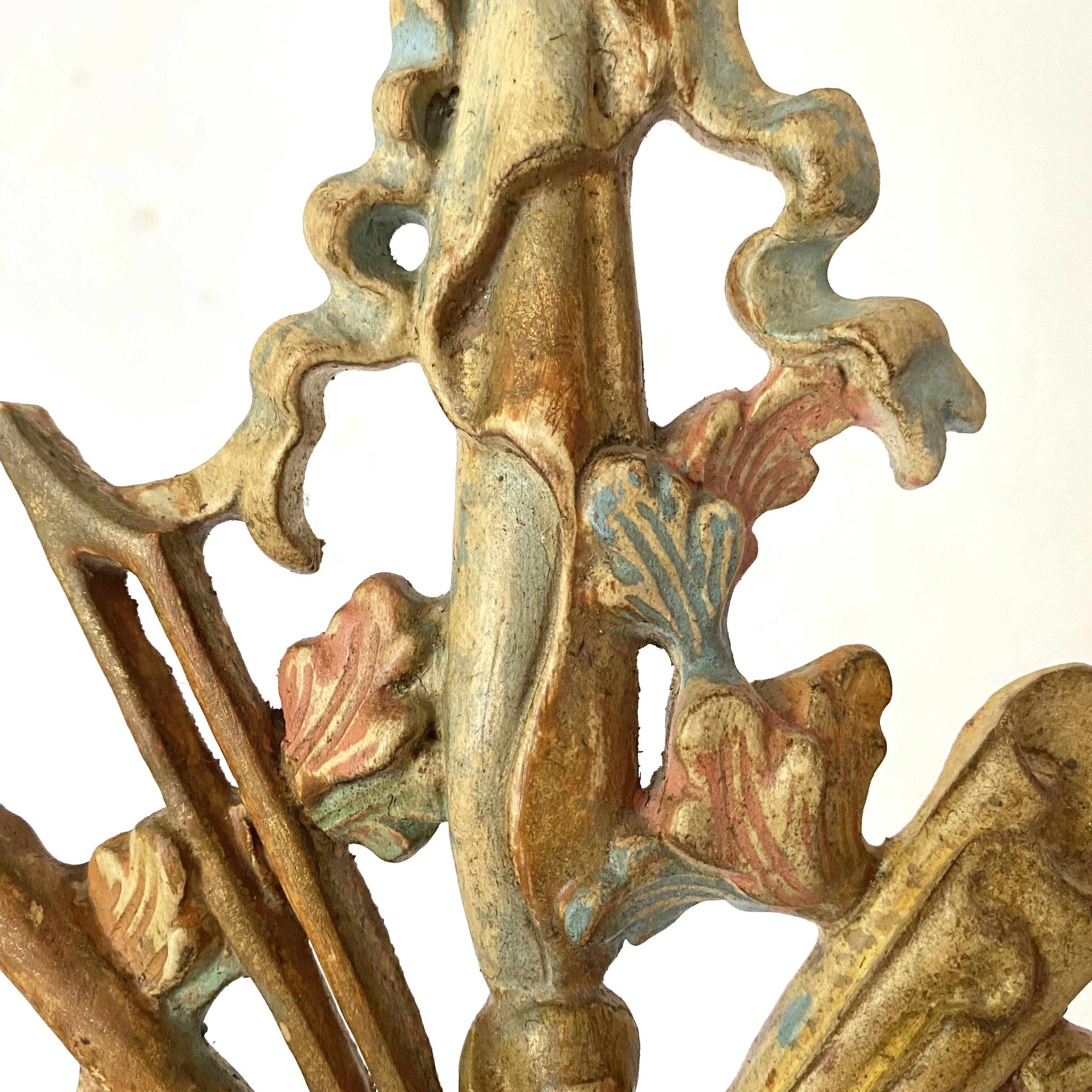 Applique style Louis XVI , instruments de musique,63 cm