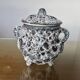 Vase pique fleur tripode fat lava