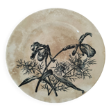 19th century pedestal plate Iron Earth