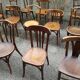 Lot de 15 chaises bistrot vintage