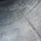 Vintage zinc galvanized steel bucket