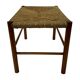 Vintage Stool Danish Papercord Rope Stool Mid Century Ottoman