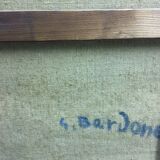 Portrait of a woman, signed Guy Bardone
