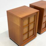 Ensemble de meubles italiens brutalistes Caccia alla Volpe pour Linea Arredo