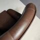 Pair of leather swivel armchairs by PEEM, Finland, 1970s
