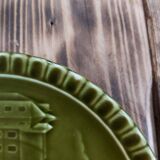 Plate faience of gien castle of gien