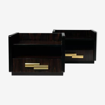 Pair of Luciano Frigerio bedside tables