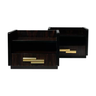 Pair of Luciano Frigerio bedside tables