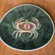 Fish service in glazed earthenware painted by hand signed Le Mao - 1960