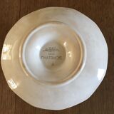 Porcelain gravy boat stamped Sarreguemines France, Chatenois model