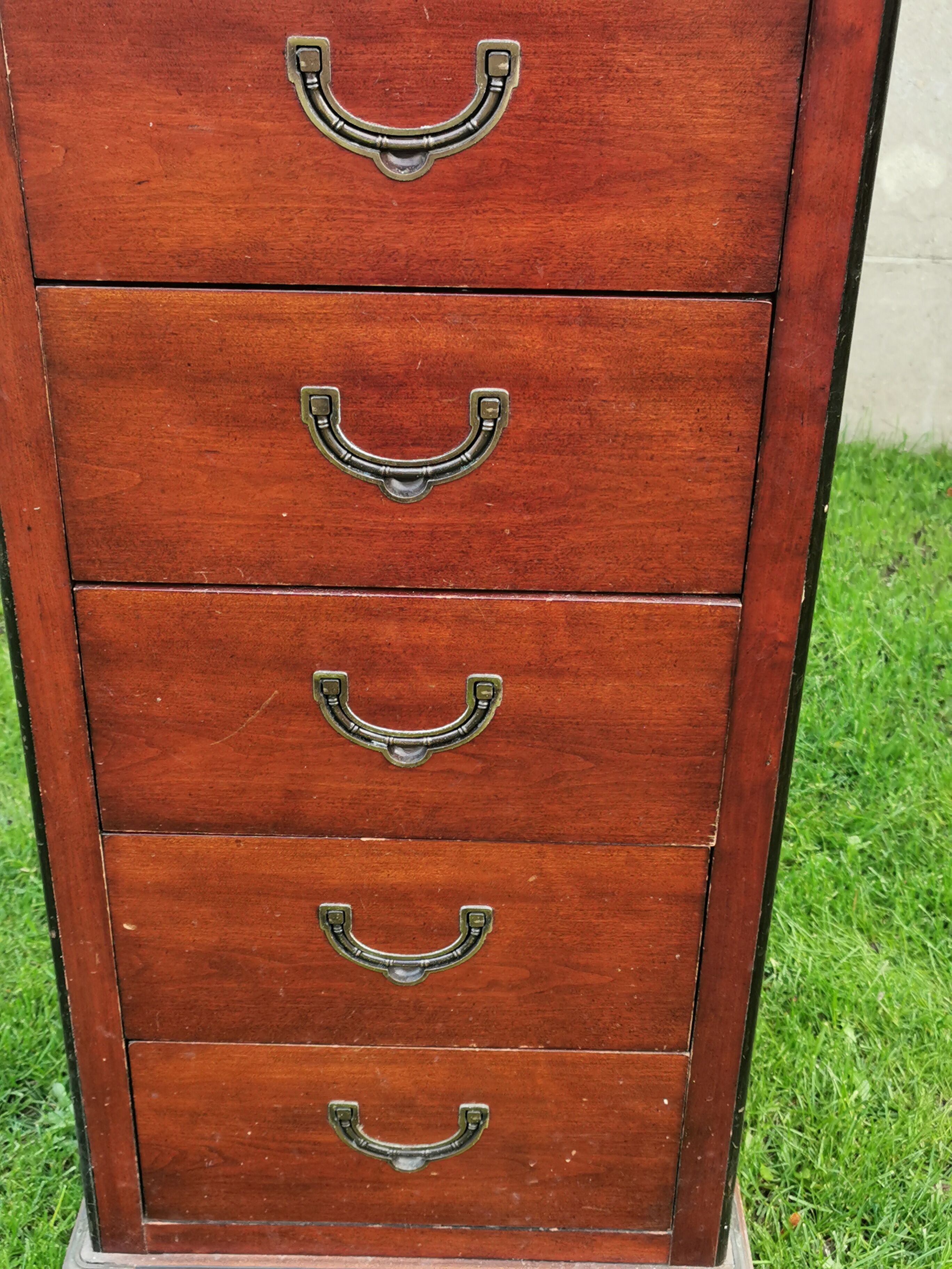 Navy weekly in solid mahogany, 7 drawers, National Airy, Type Glasgow