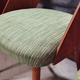 Suite of 4 chairs Antonin Suman for Drevopodnik Pisek