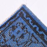 5x8 Blue Handmade Wool Vintage Rug, 163x268Cm SK 2726