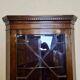 Pretty English mahogany corner bookcase