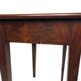 Small mahogany veneer writing table