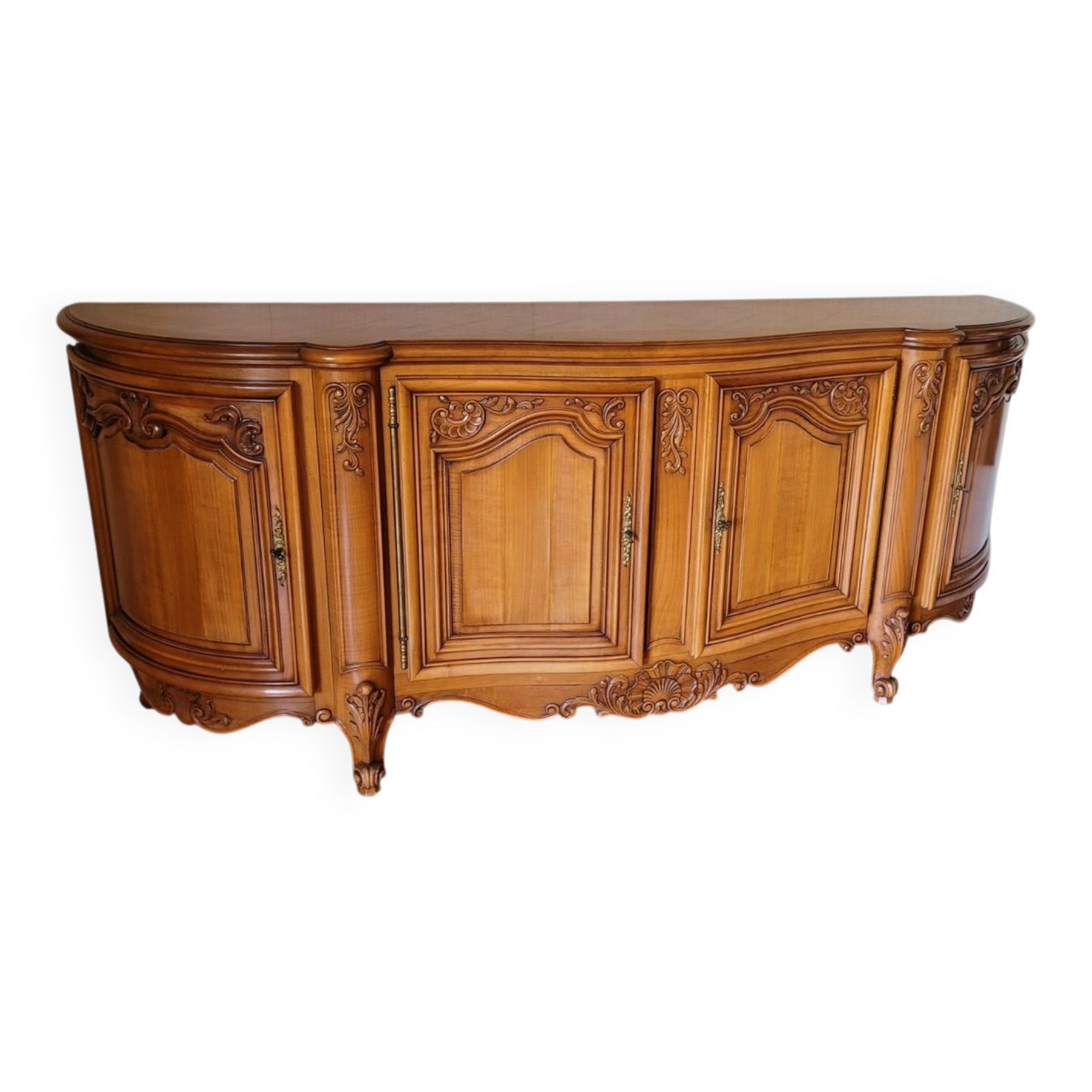 Buffet bas merisier massif