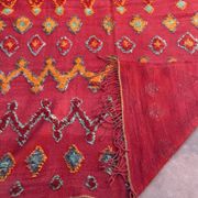 Tapis Kilim Rouge - 405 x 163 cm
