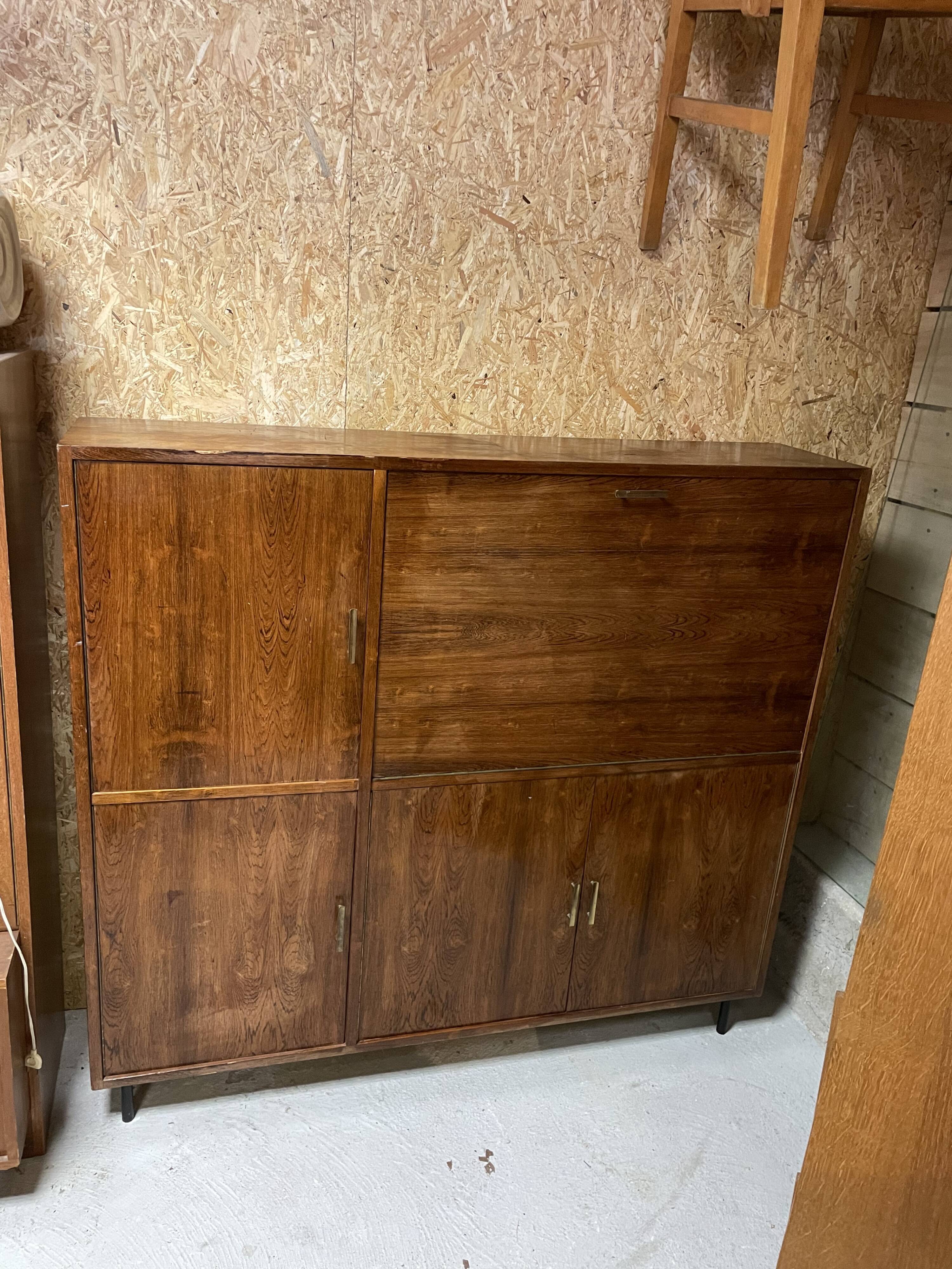 Meuble secrétaire vintage années 60