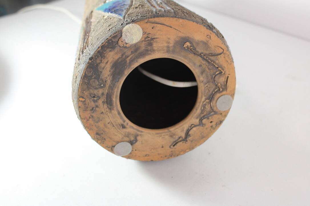 Sweden Carlsson ceramic lamp for Tilgmans 1960 vintage