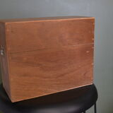 Boite à fiches en bois