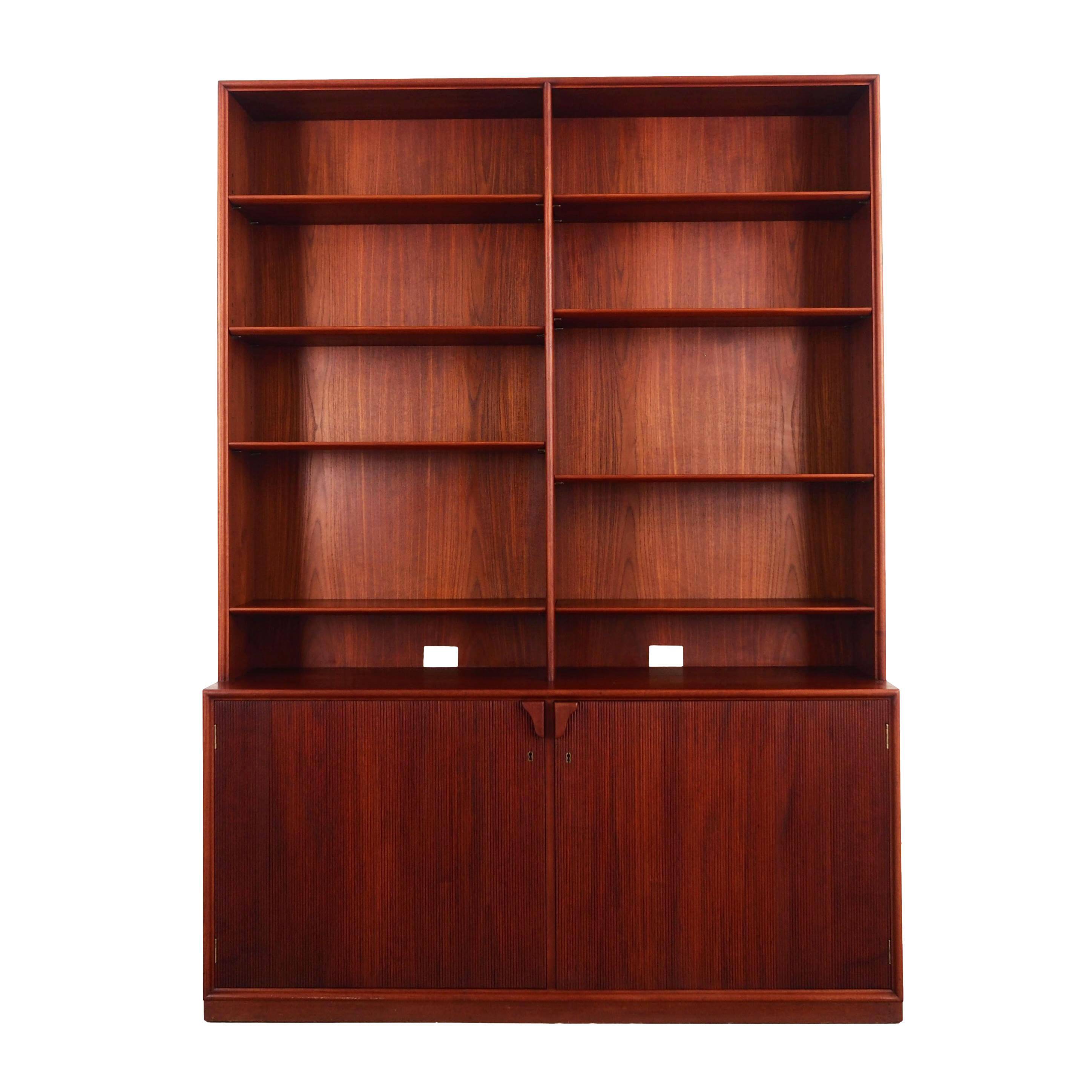 Teak bookcase, Danish design, 1970s, manufactured by Illums Bolighus