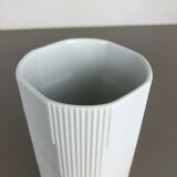 Original porcelain op art vase by Christa Galtz for Rosenthal Germany, 1970s