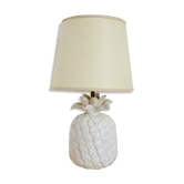 Lampe ananas céramique années 70