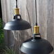Pair of contemporary hanging Industrial style light