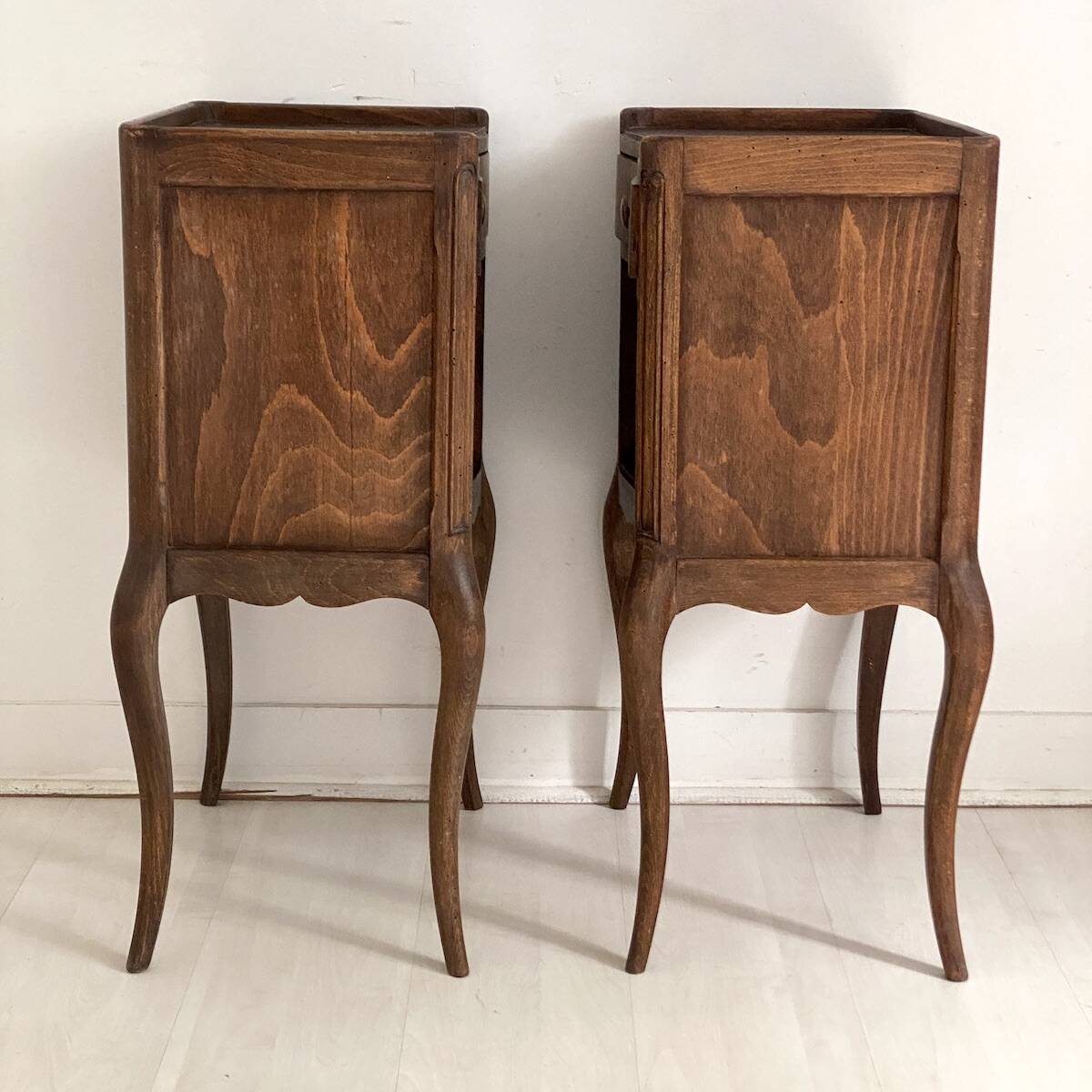 Pair of Art Nouveau bedside tables