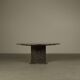 Fossil Stone Pedestal Coffee Table, France, 1970's