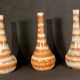 Series of three ceramic vases