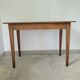 Antique desk made of solid wood and leather.