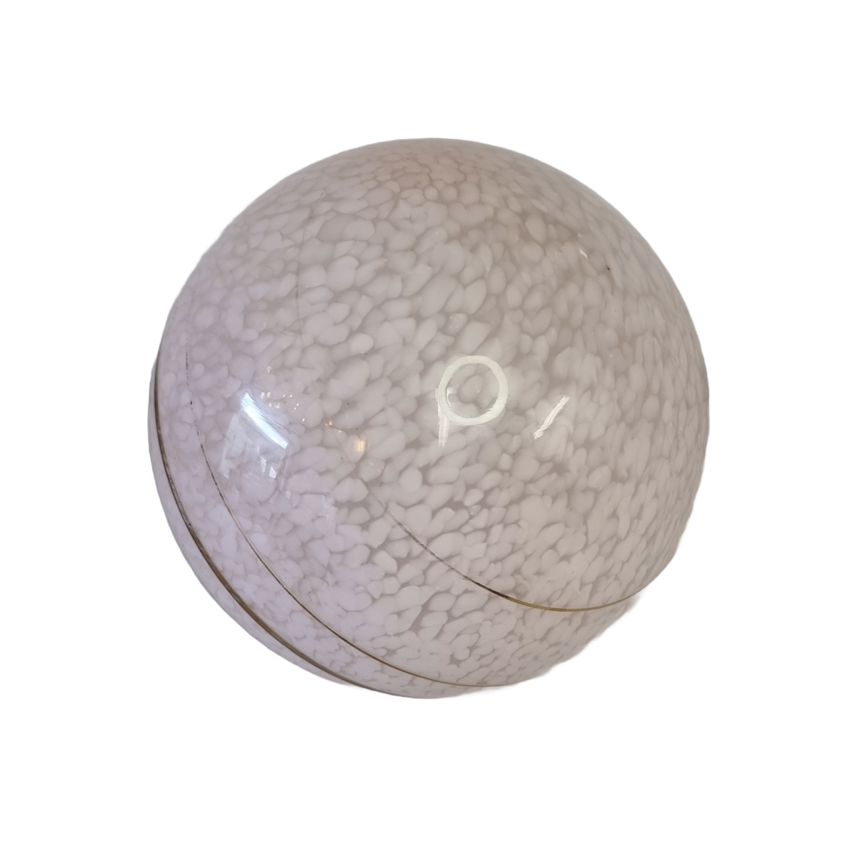 Grand abat-jour vintage nuage rose