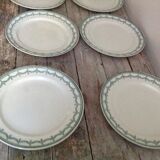 Series of 6 flat plates