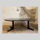 Dark wood extendable dining table, 1970s