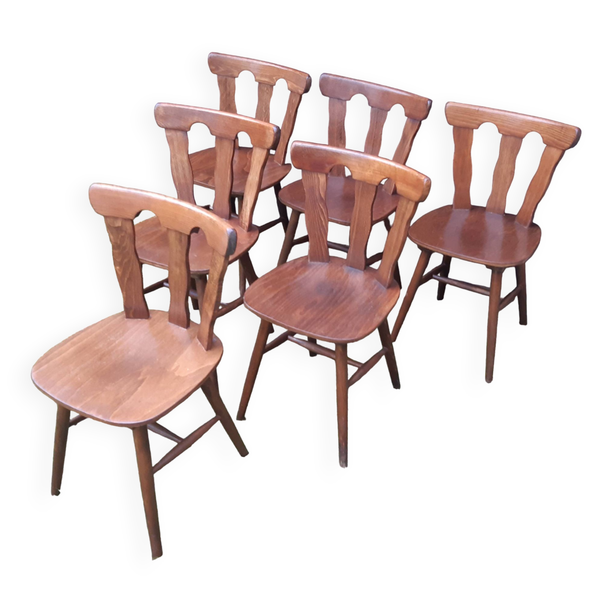 Set of 6 bistro chairs