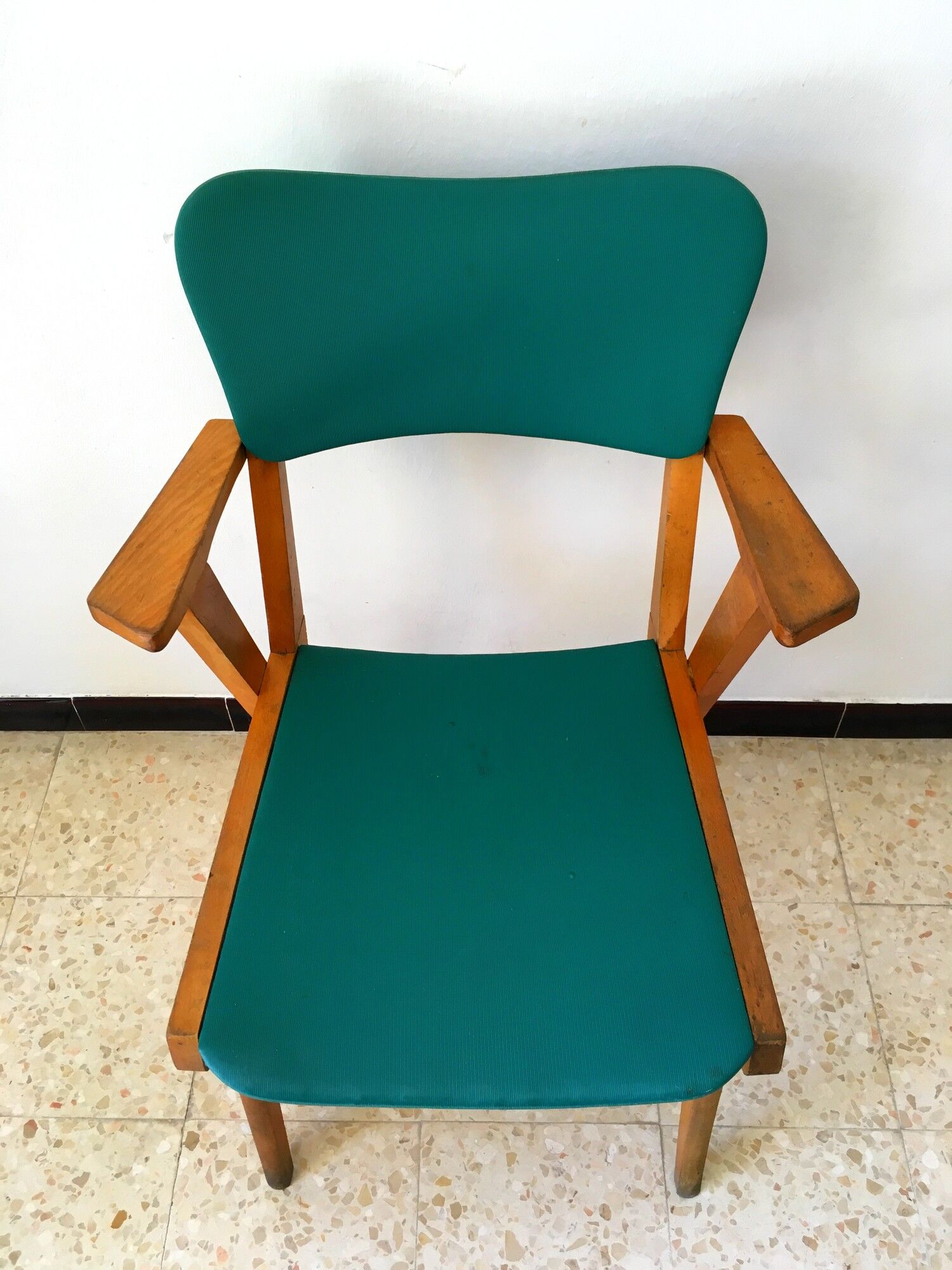 Vintage bridge armchair years 50