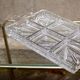 Crystal aperitif dish