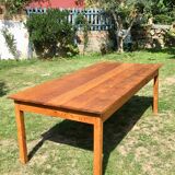 Table de ferme vitrifiée