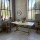 Brass table 1970 Italian lacquer