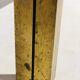 Vintage coffee table in agglomise glass and brass